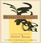 Buttonwood Farms Estate Trevin Red 2000 Front Label