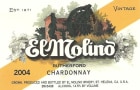 El Molino Rutherford Chardonnay 2004  Front Label