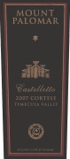 Mount Palomar Winery Castelletto Cortese 2007  Front Label