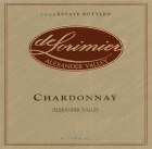 deLorimier Alexander Valley Chardonnay 2000 Front Label