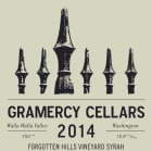 Gramercy Cellars Forgotten Hills Vineyard Syrah 2014  Front Label