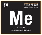 Substance Vineyard Collection Northridge Merlot 2017  Front Label