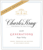 Charles Krug Family Reserve Generations 2018  Front Label
