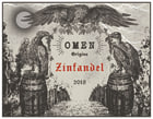 Omen Zinfandel 2018 Front Label