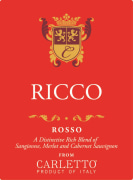 Carletto Ricco Rosso 2018  Front Label