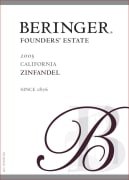 Beringer Founders' Estate Zinfandel 2005 Front Label