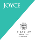 Joyce Vineyards Albarino 2018  Front Label