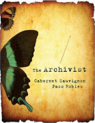 The Archivist Paso Robles Cabernet Sauvignon 2012  Front Label