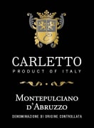 Carletto Montepulciano d'Abruzzo 2018 Front Label