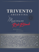 Trivento Reserve Maximum Red Blend 2021  Front Label