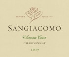 Sangiacomo Sonoma Coast Chardonnay 2017  Front Label