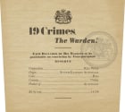 19 Crimes The Warden Reserve 2017  Front Label