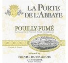 Henri Bourgeois Pouilly Fume La Porte De L'Abbaye 2019  Front Label