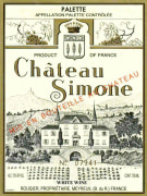 Chateau Simone Palette Blanc 2016  Front Label