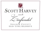 Scott Harvey Old Vine Reserve Zinfandel 2018  Front Label