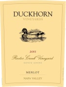 Duckhorn Rector Creek Vineyard Merlot 2011 Front Label