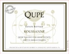 Qupe Bien Nacido Vineyard Hillside Roussanne 2014 Front Label