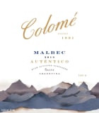 Bodega Colome Autentico Malbec 2016 Front Label