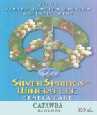 Silver Springs Winery Catawba 2003 Front Label