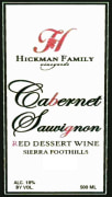 Hickman Family Vineyards Cabernet Sauvignon 2007  Front Label