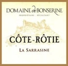 Domaine de Bonserine Cote Rotie La Sarrasine 2010  Front Label