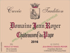 Domaine Jean Royer Chateauneuf-du-Pape 2016 Front Label