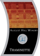 August Hill Winery Traminette 2008 Front Label
