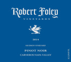 Robert Foley Vineyards Pinot Noir 2014  Front Label