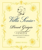 Villa Sonia Pinot Grigio 2013  Front Label