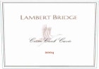 Lambert Bridge Crane Creek Cuvee 2004  Front Label