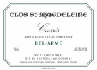 Clos Sainte Magdeleine Cassis Blanc Bel-Arme 2017  Front Label