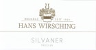 Weingut Hans Wirsching Estate Silvaner 2020  Front Label