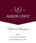 Arbor Crest Five Vineyards Cabernet Sauvignon 2016  Front Label