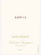 Louis Martini Lot 1 Cabernet Sauvignon 2015 Front Label