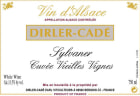 Domaine Dirler-Cade Sylvaner Cuvee Vieilles Vignes 2018  Front Label