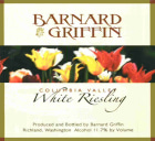 Barnard Griffin Columbia Valley White Riesling 2012  Front Label