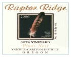 Raptor Ridge Shea Vineyard Pinot Noir 2006  Front Label
