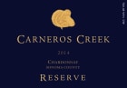 Carneros Creek Reserve Chardonnay 2014  Front Label