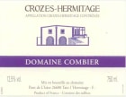 Domaine Combier Crozes-Hermitage 2016 Front Label