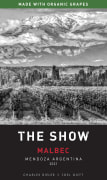 The Show Malbec 2021  Front Label