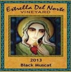 Estrella Del Norte Vineyard Black Muscat 2013  Front Label