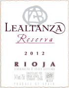 Bodegas Altanza Lealtanza Reserva 2012  Front Label