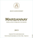 Jean-Claude Boisset Marsannay 2015 Front Label