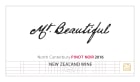 Mt. Beautiful Pinot Noir 2016 Front Label