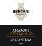 Bertani Amarone della Valpolicella Valpantena 2018  Front Label