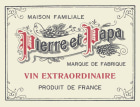 Pierre et Papa Blanc 2022  Front Label