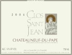 Clos Saint-Jean Chateauneuf-du-Pape 2004  Front Label