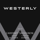 Westerly Happy Canyon Cabernet Sauvignon 2012 Front Label