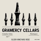 Gramercy Cellars Olsen Vineyard Rose 2020  Front Label