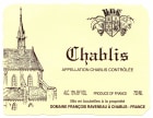 Domaine Francois Raveneau Chablis 2018  Front Label